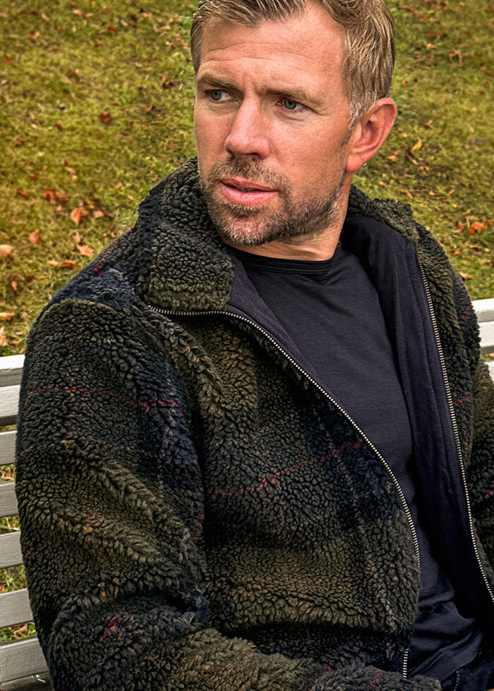 Barbour Tartan Fleece Zip